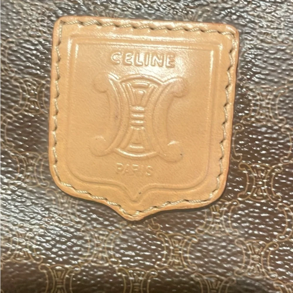 Celine Brown Macadam Boston bag - Picture 8 of 13